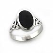Sterling Silver Black...