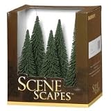 Bachmann Trains 5- 6 Pine Trees - 6 Per Box by Bachmann