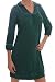 Clearance: Ella Moss Willow Long Sleeve Scoop Neck Dress in Jade