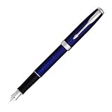PARKER 万年筆 ソネット オーシャンブルー ST （色：ブルー 材質：ステンレススチール ペン先：18K 太さ：中字）