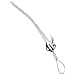 Woodhead 35973 Pulling Grip, Junior Duty, Flexible Eye, 2800lb Approximate Break Strength, 10.00" Mesh Length, .62-.74" Cable Diameter
