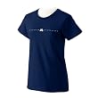 Ladies Navy Mannheim Steamroller Logo T-shirt