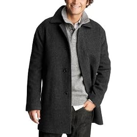 Gap Mens Charcoal Wool Pea Coat