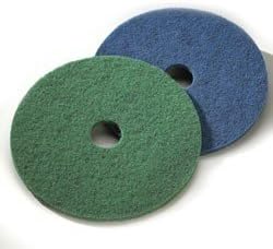 Green Scrubbing Floor Pads 14" 5/cs
