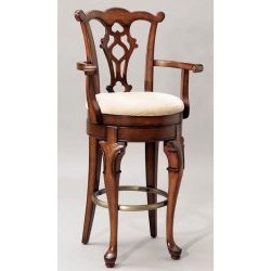 Jamestown Landing Arm Bar Stool, 30-3 4 Seat Height - (Cherry) (47H x 21W x 25D) by Bar Stools
