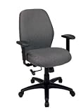 Fabric Office Chair - Mid Back 2-to-1 Synchro Tilt Chair - Office Star - 3121