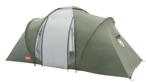 Coleman Ridgeline Plus Four Man Tent - Green/Grey