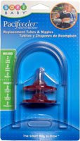 Pacifeeder Replacement Tubes/Nipples Pink