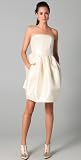 Fancy April Strapless Dress with Bow