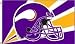 The Minnesota Vikings 5-piece Ultimate Fan Pack - Flag, Banner, Car Flag, Travel Mug, Steering Wheel Cover