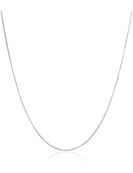 Sterling Silver Italian Diamond-Cut Snake Chain Necklace