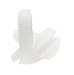 Acetal Machine Screw, Flat Head, Slotted Drive, #2-56, 3/8" Length (Pack of 10)