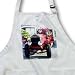 Old Fire Truck - Medium Length Apron With Pouch Pockets 22w X 24l