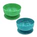 ChooMee Silicone Baby Suction Bowls | Non Slip Extra Strong Suction Base with Durable and Firm Bowl | Ideal for Infant and Toddler Baby Led Feeding | Small 2 CT