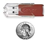 Lexar JumpDrive FireFly 16 GB USB 2.0 Flash Drive LJDFF16GASBNA (Red)