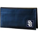 San Diego Padres Leather Checkbook Cover - MLB Baseball Fan Shop Sports Team Merchandise