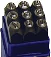 Advanced Tool Design Model  ATD-9603  9 Piece 1/4" Steel Number Set