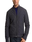 Armani Exchange - Armani Exchange Fur Lined Cotton Moto Jacket
