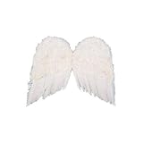 White Economy Feather Costume Wings