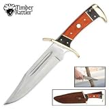 Timber Rattler 12" Dark Pakka Confederate CSA Bowie Knife