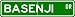 Basenji STREET SIGN ~ High Quality Aluminum ~ Dog Lover