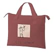 Marc by Marc Jacobs Special Edition Logo Nylon Lil Portfolio Bag Tote Maroon