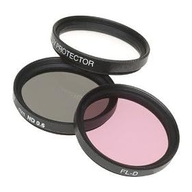 Crystal Optics 58mm UV, Polarizer & FLD Deluxe Filter kit (set of 3 + carrying case)