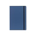 TOPS Designer Notebook, Blue Cover, Ruled, 8.33 x 5.5 inches, Premium Ivory, 72 Sheets (GJ5042)