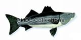 Wildlife / Domestic Animals : Striped Bass Fish 15 Plush Stuffed Animal Toy