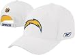 Men's San Diego Chargers Basic Cotton White Cap