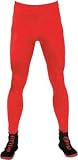 Mens Red Cotton Spandex Tights