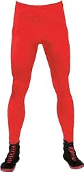 Mens Red Cotton Spandex Tights