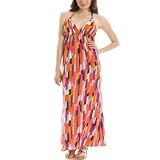 Armani Exchange Block Print Maxi Dress