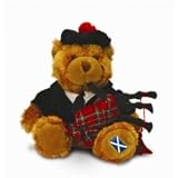 Souvenir Bear - Scottish Piper 25cm Hug Me Souvenir Teddy Bear