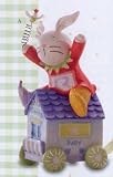 Rue Rabbit Baby Birthday Train Figurine
