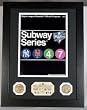 2000 WORLD SERIES (New York Yankees vs. New York Mets) FRAMED OFFICIAL PROGRAM/COIN SET