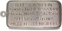 Medical & Allergy Alert Jewellery - stainless steel ID tag