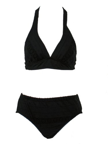 VM by Manhattan Beachwear Black Chantilly Bikini