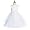 Special Occasion Dress - White Satin with Ruffled White Sheer (Size 4, 6, 8) , 8
