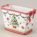 Pfaltzgraff Christmas Heritage Sculpted Pottery Basket