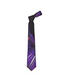 Emilio Pucci Ornamental Twill Silk Tie Purple