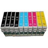 2 Set T1295 plus 2 extra Black Compatible ink cartridges for Epson stylus photo printers BX305FW, BX305F, BX305FW, BX320FW, BX525FW, BX625FWD, SX620FW ,SX525WD SX420, SX420W, SX425, SX425W, T1291 Black x 4, T1292 Cyan x 2, T1293 Magenta x 2, T1294 Yellow x 2, High capacity ink cartridges