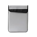 Neoprene Skin Velcro Top Flip Sleeve with Additional Pocket (Grey) to Protect the MSI Wind U210 12.1" Laptop