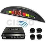 from CISBO Black Wireless Car reversing parking Four 4 rear sensors with Colour LED displayer (Model SB323-4 Black)