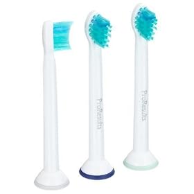 Philips Sonicare HX6023/16 ProResults Mini Toothbrush Heads--3-Pack