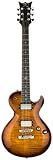 DBZ Guitars Bolero FM Electric Guitar, Amber Tobacco Burst