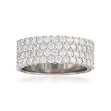 1.55 ct. t.w. Diamond Wedding Ring In 14kt White Gold