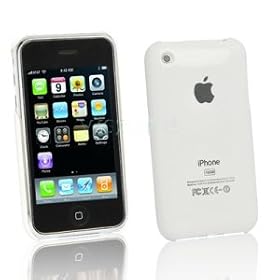 Apple iPhone 3G/3GS White Hard Back Case Cover Skin
