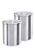 Zack 50487 MIOS waste paper basket. h. 12.6 inch Stainless Steel