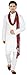 JBN Creation Men White Cotton Kurta Pyjama with Dupatta RS.599.00